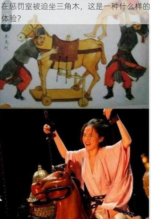 在惩罚室被迫坐三角木,这是一种什么样的体验?